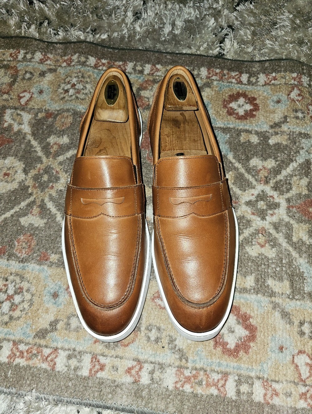ALLEN EDMONDS 'Randolph' Dress/Casual Sneakers Penny Loafer Slipons Size 12B